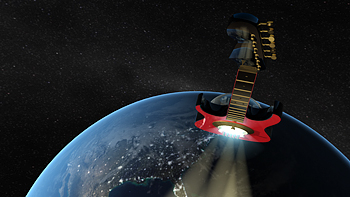 Flying Guitar inspired by Boston Band cover